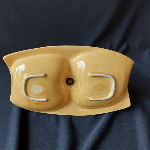 Mid Century, Handled, Double Serving Dish - Picture 4 of 4
